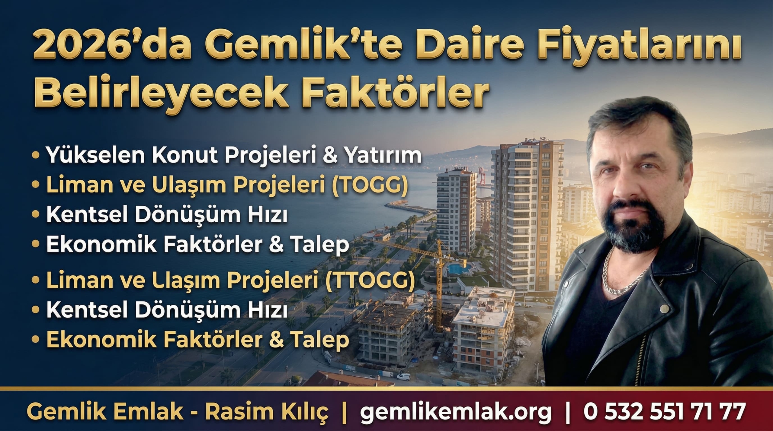 2026 Yılında Gemlik Satılık Daire Fiyatlarını Etkileyecek Faktörler 2026 Yılında Gemlik Satılık Daire Fiyatlarını Etkileyecek Faktörler