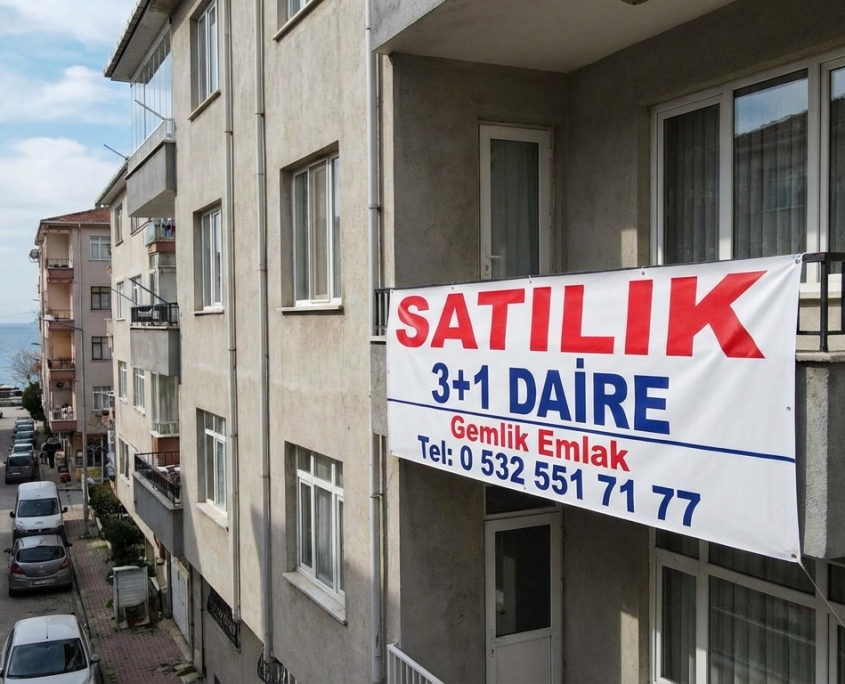 Gemlik Dr. Ziya Kaya Mahallesi Satılık 3+1 Daireler ve Fiyatları