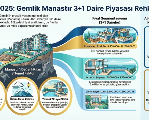 Gemlik Manastır 3+1 Piyasası Rehberi