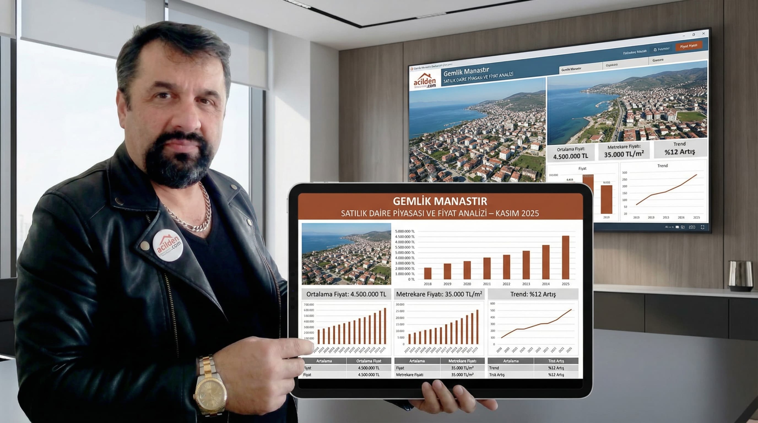 Gemlik Manastır (Cumhuriyet Mah.) Satılık Daire Piyasası ve Fiyat Analizi – Kasım 2025