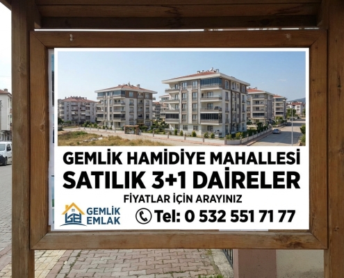 Hamidiye Mahallesi'nde Satılık 3+1 Daireler