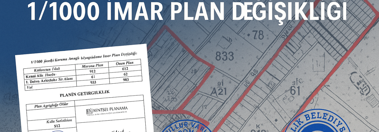 YENİ MAHALLE İMAR DEĞİŞİKLİĞİ