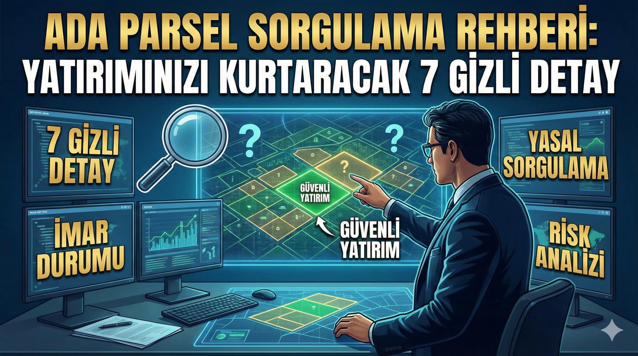 Gemini_Generated_Image_5m4nta5m4nta5m4n Ada Parsel Sorgulama Rehberi: Yatırımınızı Kurtaracak 7 Gizli Detay