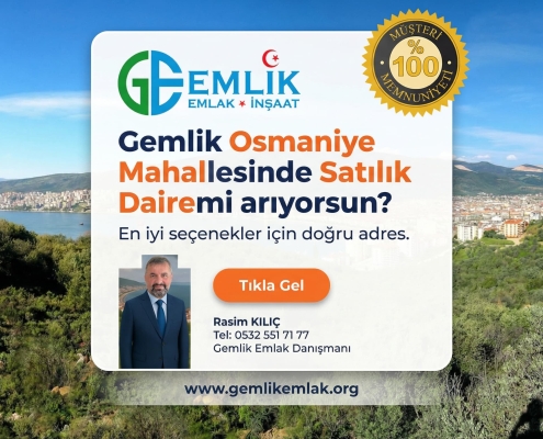 Gemlik Osmaniye Mahallesi'nde Satılık Daireler ve Emlak Piyasası