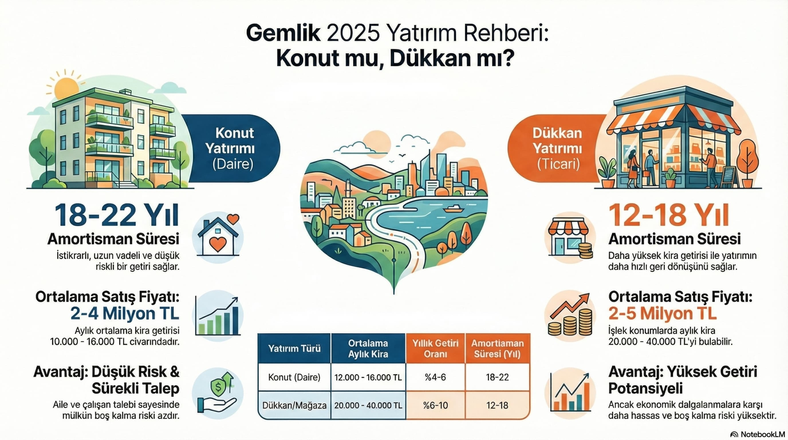 Gemlik'te Dükkan Yatırımı mı Konut mu Gemlik'te Dükkan Yatırımı mı Konut mu