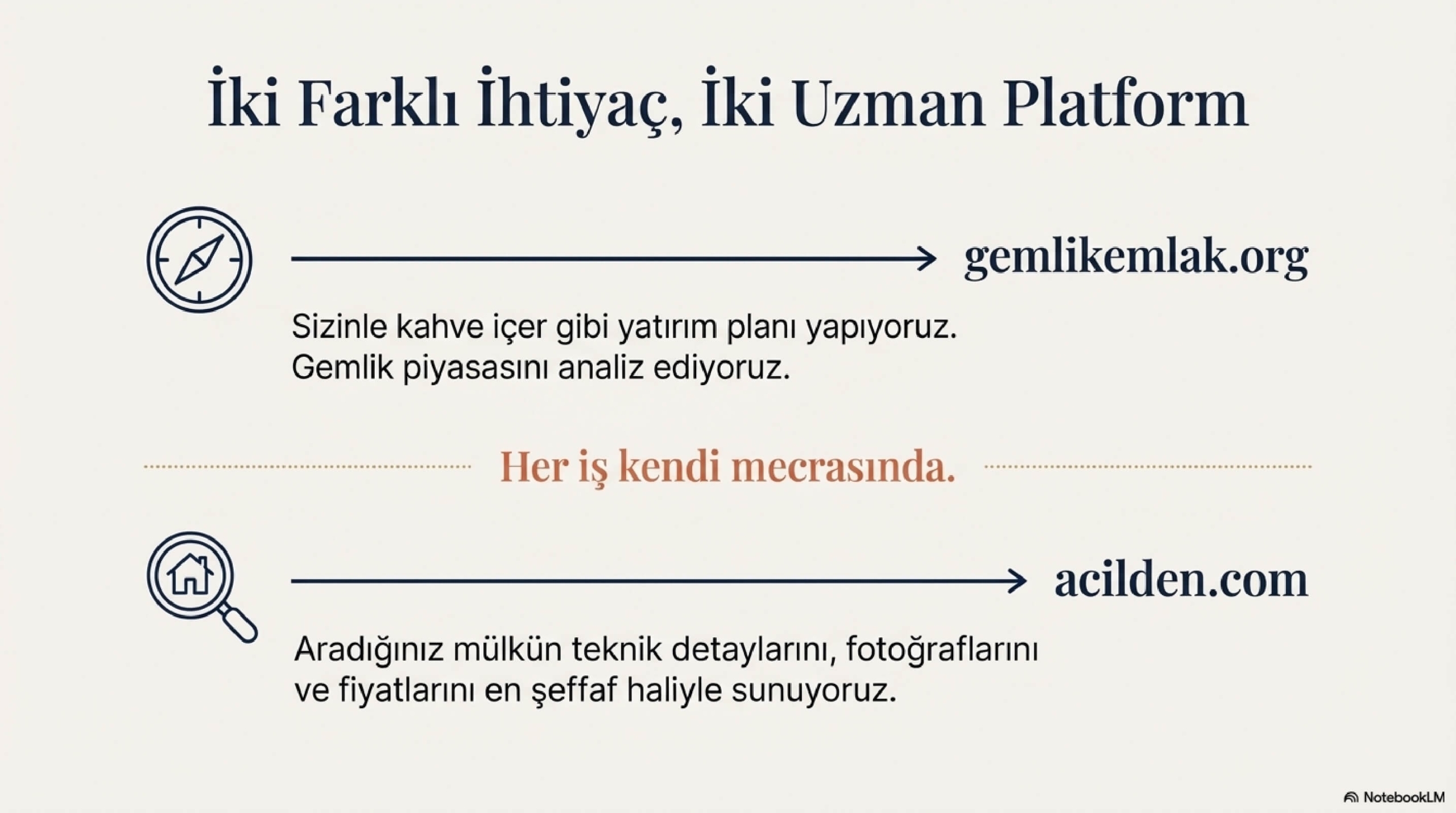 İki Platform, Tek Amaç Profesyonel Görev Ayrımı İki Platform, Tek Amaç Profesyonel Görev Ayrımı