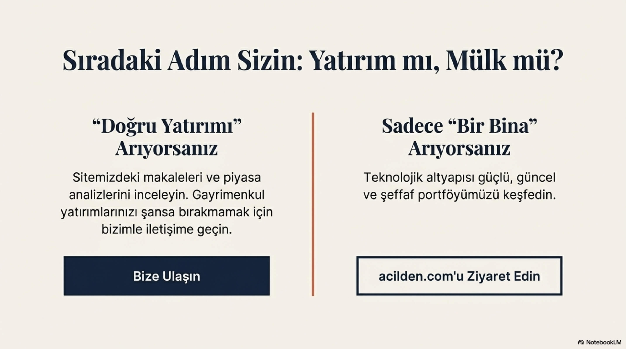 Peki, İlanlarımız Nerede (Acilden.com Farkı)